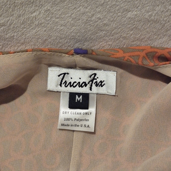 Tricia Fix - Open Back Midi Halter Dress SIZE Medium - Retro 70s Style - Picture 3 of 6